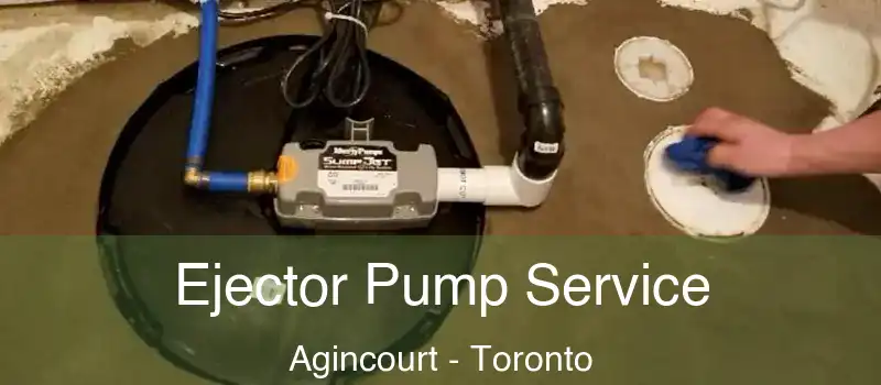  Ejector Pump Service Agincourt - Toronto