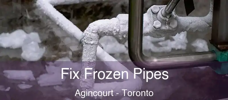  Fix Frozen Pipes Agincourt - Toronto