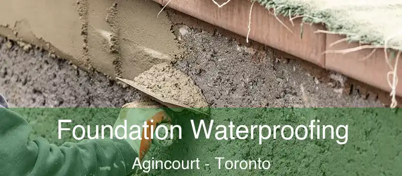  Foundation Waterproofing Agincourt - Toronto