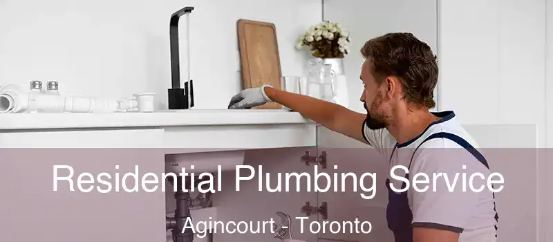  Residential Plumbing Service Agincourt - Toronto