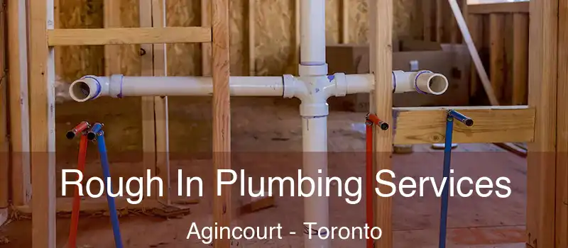  Rough In Plumbing Services Agincourt - Toronto