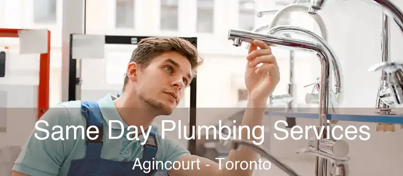  Same Day Plumbing Services Agincourt - Toronto
